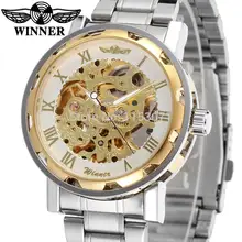 

WRG8008M4T2 new best price skeleton Winner Automatic men watch factory stainless steel bracelet free shipping with gift box