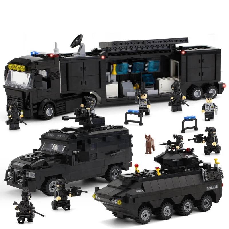 437pcs Early education puzzle DIY toy blocks Compatible Legoings city special police series series armored vehicle boys gifts
437pcs Early education puzzle DIY toy blocks Compatible Legoings city special police series series armored vehicle boys gifts
