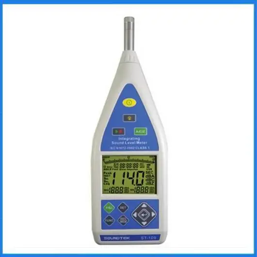 ST-109 Class 1 Sound Level Meter Integrating Sound Level Meter With Measuring Range 30~130dB
ST-109 Class 1 Sound Level Meter Integrating Sound Level Meter With Measuring Range 30~130dB
