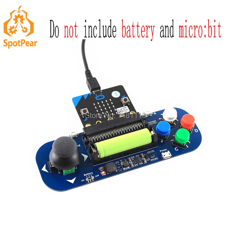 BBC micro:bit Gamepad Expansion Module Joystick and Buttons board
BBC micro:bit Gamepad Expansion Module Joystick and Buttons board