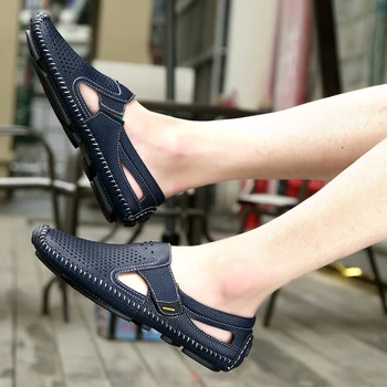 Bonjean Summer New Men Shoes Soft Leather Lazy Shoes Hot Sale Breathable Jelly Walking Slip-on Sandals Outdoor Men Casual Shoes
Bonjean Summer New Men Shoes Soft Leather Lazy Shoes Hot Sale Breathable Jelly Walking Slip-on Sandals Outdoor Men Casual Shoes