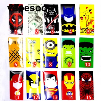 100pcs /lot 18650 battery wrapper VPS super hero battery skin sticker for e cig battery e cig Spider Man Captain American
100pcs /lot 18650 battery wrapper VPS super hero battery skin sticker for e cig battery e cig Spider Man Captain American