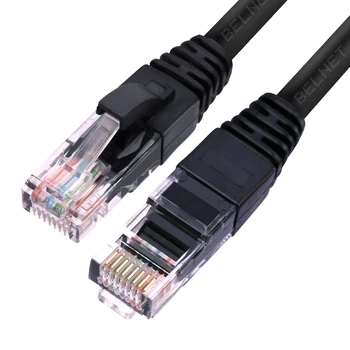 BELNET Rj45 cable cat5e ethernet network lan cable patch cords for computer router 1M/2M/3M/5M/10M Black
BELNET Rj45 cable cat5e ethernet network lan cable patch cords for computer router 1M/2M/3M/5M/10M Black