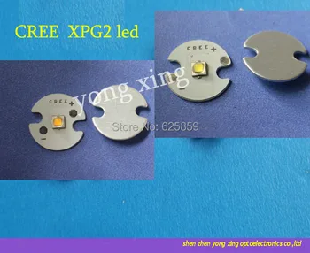 

10PCS Cree XPG2 led XP-G2 1-5W LED Emitter Cold White 6000-6500K with 20/16/14/12/8mm Star PCB for Flashlight/spotlight/Bulb