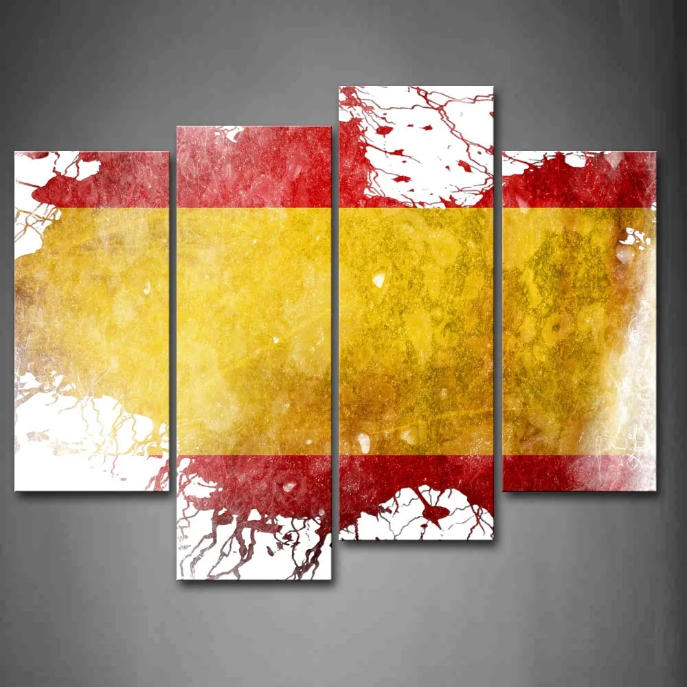 Framed Wall Art Picture Yellow Flag Of Spain Canvas Print Art Modern Poster With Wooden Frame For Home Living Room Decor
Framed Wall Art Picture Yellow Flag Of Spain Canvas Print Art Modern Poster With Wooden Frame For Home Living Room Decor