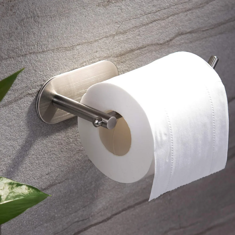 ZUNTO Toilet Paper Holder Brushed 304 Stainless Steel Toilet Paper Towels For Bathroom Kitchen Toilet Roll Holder Stick on Wall
ZUNTO Toilet Paper Holder Brushed 304 Stainless Steel Toilet Paper Towels For Bathroom Kitchen Toilet Roll Holder Stick on Wall