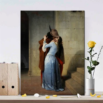 Italy Painter Francesco Hayez Kiss-Il Bacio Posters and Prints Wall Art Canvas Painting Lover Picture for Living Room Decor Gift
Italy Painter Francesco Hayez Kiss-Il Bacio Posters and Prints Wall Art Canvas Painting Lover Picture for Living Room Decor Gift