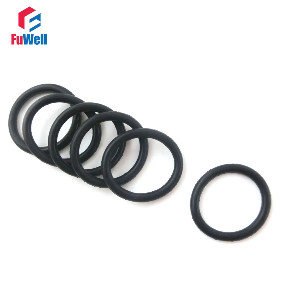 

50pcs 4mm Thickness NBR O-ring Seal 47/48/49/50/51/52/55/56/57/58mm OD Oil Resistance Black Rubber O Ring Seals Gasket Washer