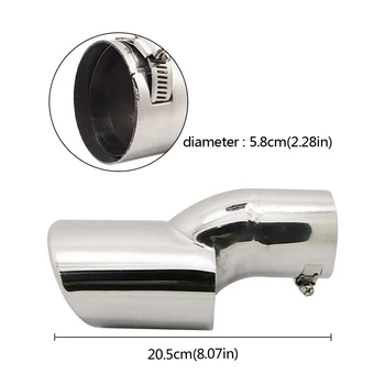 Car Auto Exhaust Muffler Tip Stainless Steel Pipe Chrome Trim Modified Car Rear Tail Throat Liner For Chevrolet Cruz Honda Fit
Car Auto Exhaust Muffler Tip Stainless Steel Pipe Chrome Trim Modified Car Rear Tail Throat Liner For Chevrolet Cruz Honda Fit