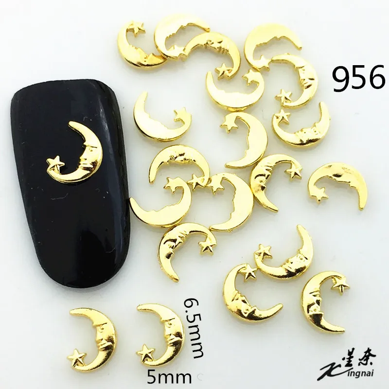 50pcs/pack Japan 3D Nail Art Decorations Alloy Kawaii Moon Nail Parts Metal Nail Accessories DIY Charm Supplies for Nails
50pcs/pack Japan 3D Nail Art Decorations Alloy Kawaii Moon Nail Parts Metal Nail Accessories DIY Charm Supplies for Nails
