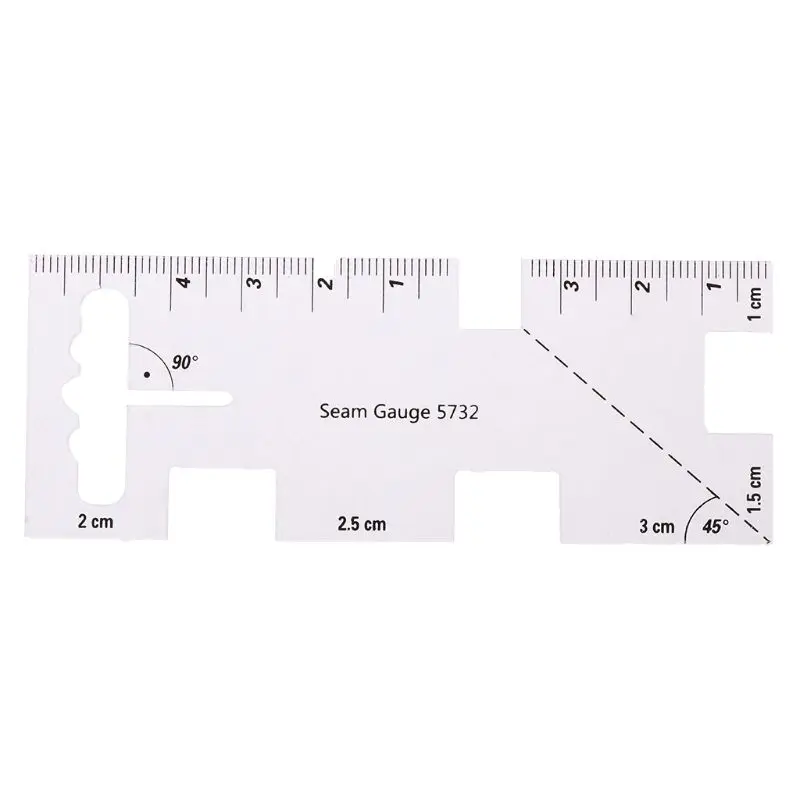 Acrylic Patchwork Thickness Ruler Measuring Gauge Clothes Sewing Measuring Tool Home Tailors Crafts
Acrylic Patchwork Thickness Ruler Measuring Gauge Clothes Sewing Measuring Tool Home Tailors Crafts