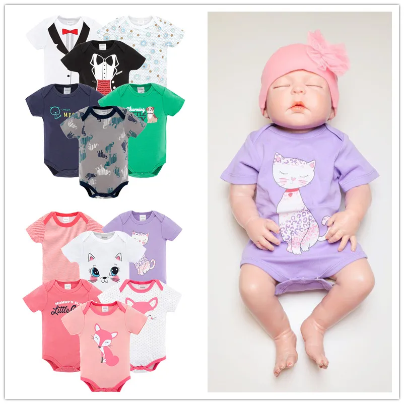 Kavkas New Fashion Baby clothes boy girl 6pcs/lot Short Sleeve Jumpsuit Newborn Body suit Baby Clothing roupas de bebe bodysuits
Kavkas New Fashion Baby clothes boy girl 6pcs/lot Short Sleeve Jumpsuit Newborn Body suit Baby Clothing roupas de bebe bodysuits