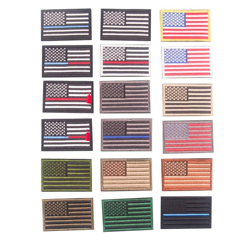 USA Flag Badges Parches Embroidered Iron On Patches For DIY Cloth Patch Fashion Design Motif Applique Badge
USA Flag Badges Parches Embroidered Iron On Patches For DIY Cloth Patch Fashion Design Motif Applique Badge