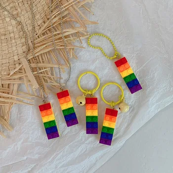 ins Popular lesbian accessories rainbow building block Keychain lesbian pride necklace lgbt lover badge gifts
ins Popular lesbian accessories rainbow building block Keychain lesbian pride necklace lgbt lover badge gifts