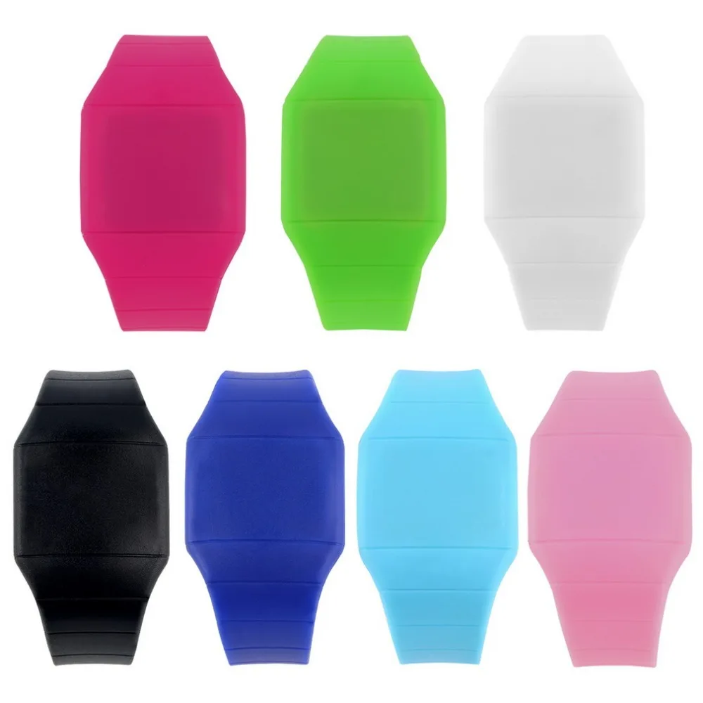 Unisex LED Digital Touch Screen Jelly Watch Wristwatch Plastic ultra-thin Relogio Candy Color For Children Kids Christmas GIFTS
Unisex LED Digital Touch Screen Jelly Watch Wristwatch Plastic ultra-thin Relogio Candy Color For Children Kids Christmas GIFTS