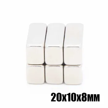 20pcs 20mm x 10mm x 8mm Strong Block Magnets 20*10*8 mm Rare Earth Neodymium magnet NEW Art Craft Connection free shipping
20pcs 20mm x 10mm x 8mm Strong Block Magnets 20*10*8 mm Rare Earth Neodymium magnet NEW Art Craft Connection free shipping