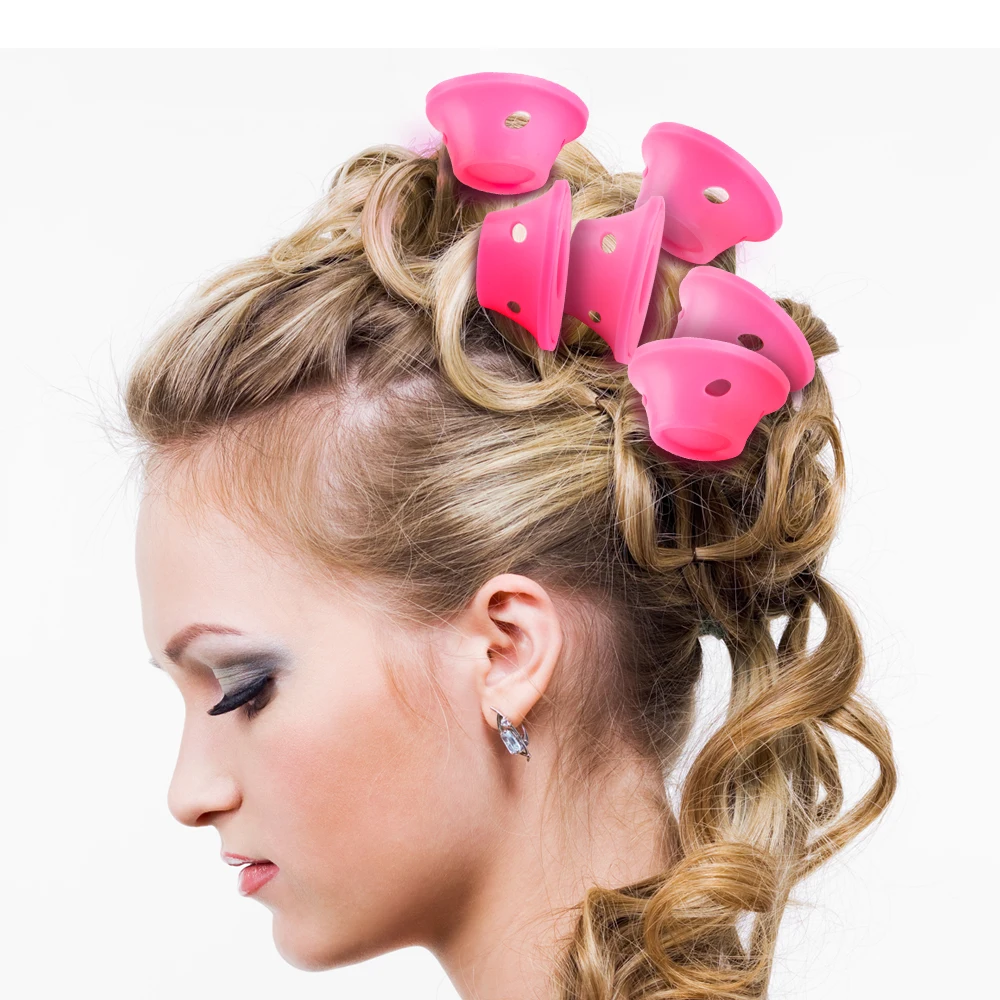 10pcs Silicone Hair Rollers Reusable Sleep Hair Curler Soft Curlers Twist Spiral Magic Curls Hair Styling Tool Home Salon Supply
10pcs Silicone Hair Rollers Reusable Sleep Hair Curler Soft Curlers Twist Spiral Magic Curls Hair Styling Tool Home Salon Supply