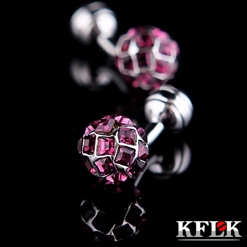 3 Colors KFLK 2019 Luxury shirt cufflinks for mens gift Brand cuff buttons Crystal cuff link High Quality abotoaduras Jewelry
3 Colors KFLK 2019 Luxury shirt cufflinks for mens gift Brand cuff buttons Crystal cuff link High Quality abotoaduras Jewelry