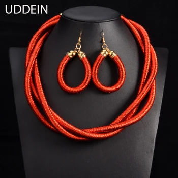 UDDEIN Color wind handmade statement choker necklace & pendant Ethnic customs vintage collar party jewelry sets Nigeria wedding
UDDEIN Color wind handmade statement choker necklace & pendant Ethnic customs vintage collar party jewelry sets Nigeria wedding
