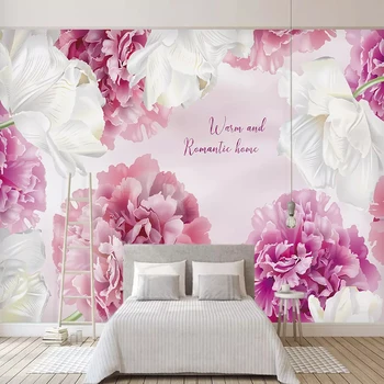 Custom Wall Cloth Modern Minimalist Pink Purple Flower Mural Wallpaper Living Room TV Home Waterproof Decoration Wall Painting
Custom Wall Cloth Modern Minimalist Pink Purple Flower Mural Wallpaper Living Room TV Home Waterproof Decoration Wall Painting