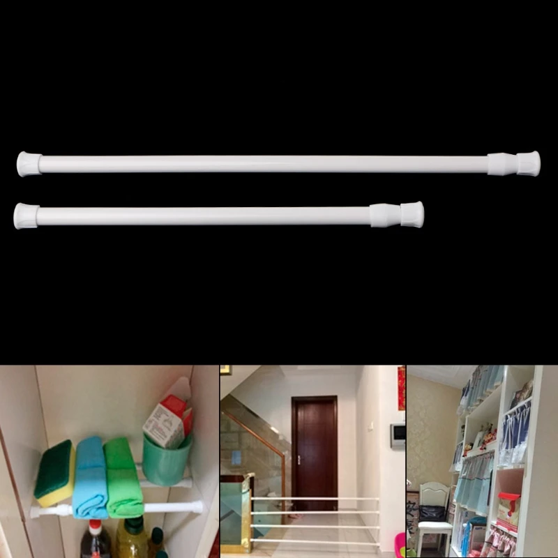 Spring Loaded Extendable Telescopic Poles Net Voile Tension Curtain Rail Rods #20/17L
Spring Loaded Extendable Telescopic Poles Net Voile Tension Curtain Rail Rods #20/17L