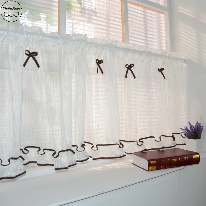 XinHuaEase Vertical Stripes Transparent Voile Curtain Kitchen Window Short Lace Curtains White Valance for Door Sheers Cortinas
XinHuaEase Vertical Stripes Transparent Voile Curtain Kitchen Window Short Lace Curtains White Valance for Door Sheers Cortinas