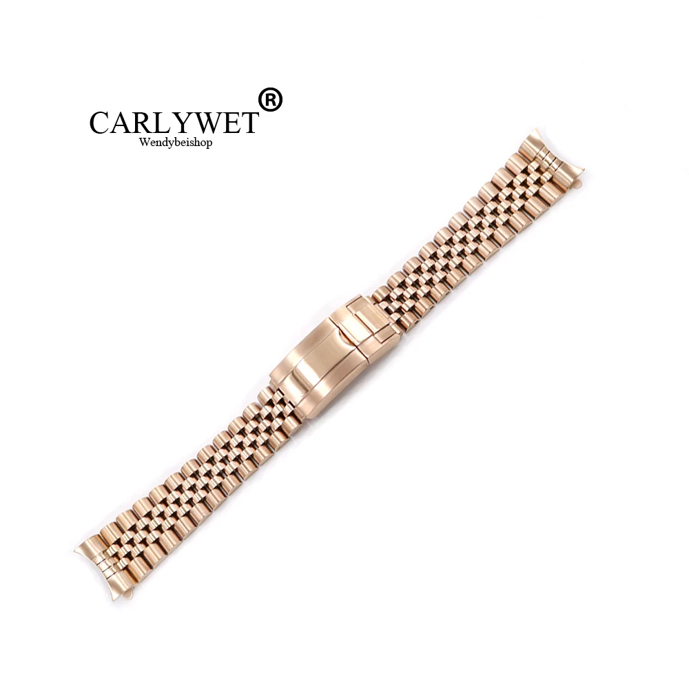 CARLYWET 19 20mm Hollow Curved End Solid Screw Links Steel Replacement Jubilee Watch Band Strap Belts Bracelet For Datejust
CARLYWET 19 20mm Hollow Curved End Solid Screw Links Steel Replacement Jubilee Watch Band Strap Belts Bracelet For Datejust