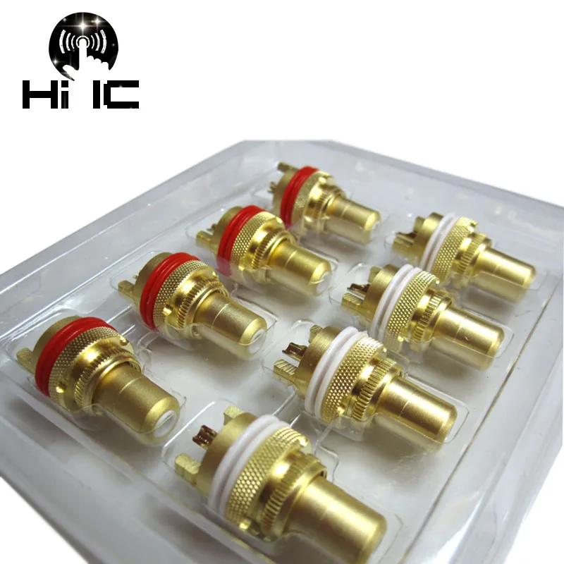 1 Pair/2pcs Amp HiFi Shakin plated RCA Female Socket Chassis RCA CMC Female Connector Copper Plug Audio Terminal Plug
1 Pair/2pcs Amp HiFi Shakin plated RCA Female Socket Chassis RCA CMC Female Connector Copper Plug Audio Terminal Plug