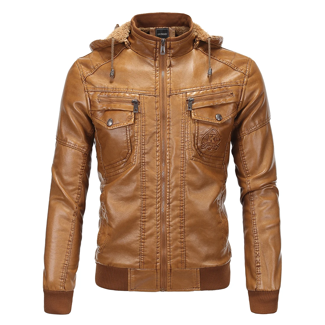Leather Jacket Limited Promotion Rib Sleeve Fashion Hat Detachable Winter Jacket Men Ceket 2017 Men's Leather Coat To Keep Warm
Leather Jacket Limited Promotion Rib Sleeve Fashion Hat Detachable Winter Jacket Men Ceket 2017 Men's Leather Coat To Keep Warm