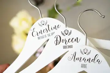 Personalised Wedding Engraved Coat Hangers Wedding Gift for Bridesmaids Custom Name Bridal Dress White Wooden Hangers
Personalised Wedding Engraved Coat Hangers Wedding Gift for Bridesmaids Custom Name Bridal Dress White Wooden Hangers