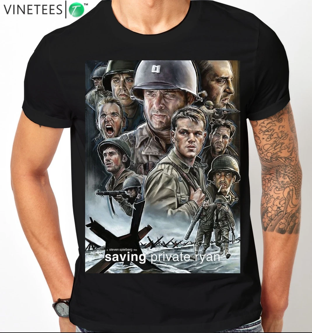 Saving Private Ryan Movie Tom Hanks Captain John Miller Steven Spielberg Mens T Shirt men t shirt
Saving Private Ryan Movie Tom Hanks Captain John Miller Steven Spielberg Mens T Shirt men t shirt