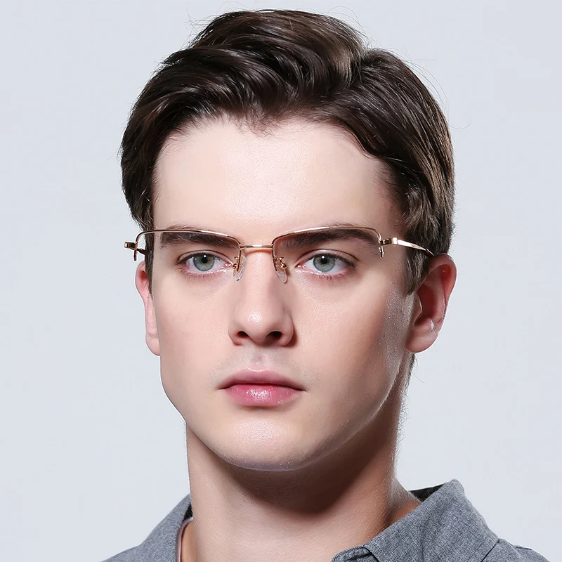 FENCHI men glasses frame myopia glasses optical business Transparent computer clean lens metal semi-rimless frame rectangular
FENCHI men glasses frame myopia glasses optical business Transparent computer clean lens metal semi-rimless frame rectangular