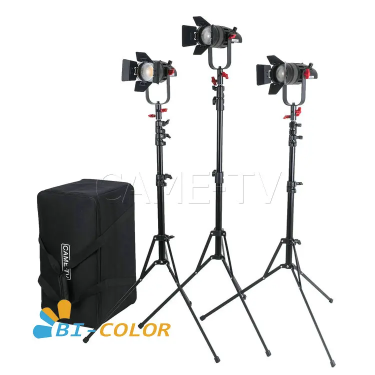 3 Pcs CAME-TV Boltzen 30w Fresnel Fanless Focusable LED Bi-Color Kit With Light Stands
3 Pcs CAME-TV Boltzen 30w Fresnel Fanless Focusable LED Bi-Color Kit With Light Stands