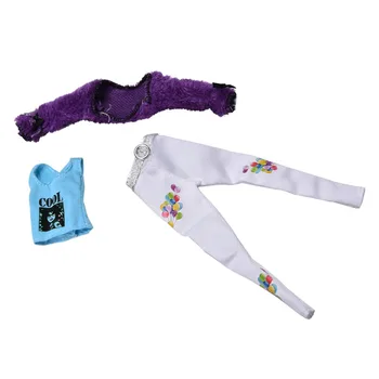 MYPANDA 3 Pcs/Set Fur Coat Suit for 11" Dolls White Pants Fur Purple Coat Fashion Kid Dolls Accessories
MYPANDA 3 Pcs/Set Fur Coat Suit for 11" Dolls White Pants Fur Purple Coat Fashion Kid Dolls Accessories