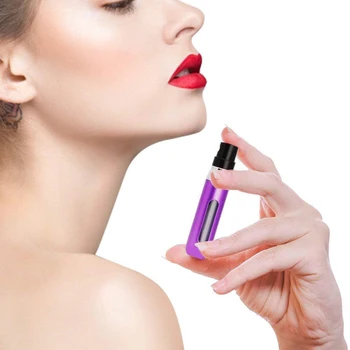 5 ml Perfume Spray Bottle Atomizer Container Mini Refillable Portable Plastic Aluminum Spray Bottle for Traveling Empty Filling
5 ml Perfume Spray Bottle Atomizer Container Mini Refillable Portable Plastic Aluminum Spray Bottle for Traveling Empty Filling