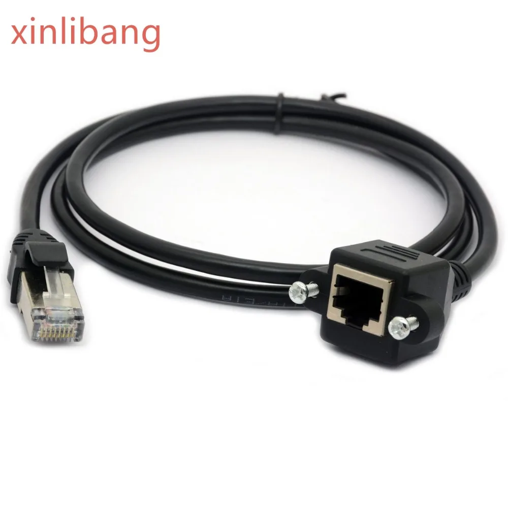 RJ45 Ethernet Extension Cable Cat 5E/5 Cat 6 Male to Female Shielded Screw Panel Mount Internet LAN Network Lead (1.5 Meter)
RJ45 Ethernet Extension Cable Cat 5E/5 Cat 6 Male to Female Shielded Screw Panel Mount Internet LAN Network Lead (1.5 Meter)