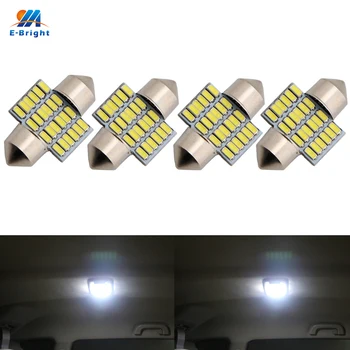 YM E-Bright 4PCS C5W Car Led 28mm 31mm 3014 24 SMD 24LED 6500K Bulbs For Door Lights Festoon Dome Light Interior Lighting
YM E-Bright 4PCS C5W Car Led 28mm 31mm 3014 24 SMD 24LED 6500K Bulbs For Door Lights Festoon Dome Light Interior Lighting