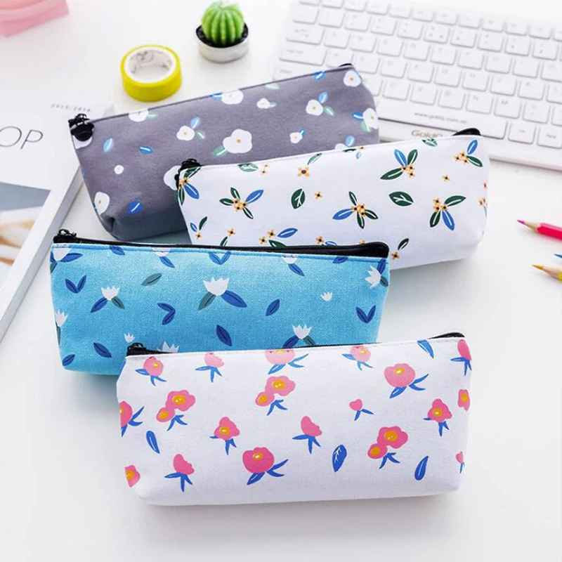 Girl Fresh Floral Series Pencil Case Office Stationery and School Supplies High Capacity Canvas Material Pencil Bag 1PCS
Girl Fresh Floral Series Pencil Case Office Stationery and School Supplies High Capacity Canvas Material Pencil Bag 1PCS