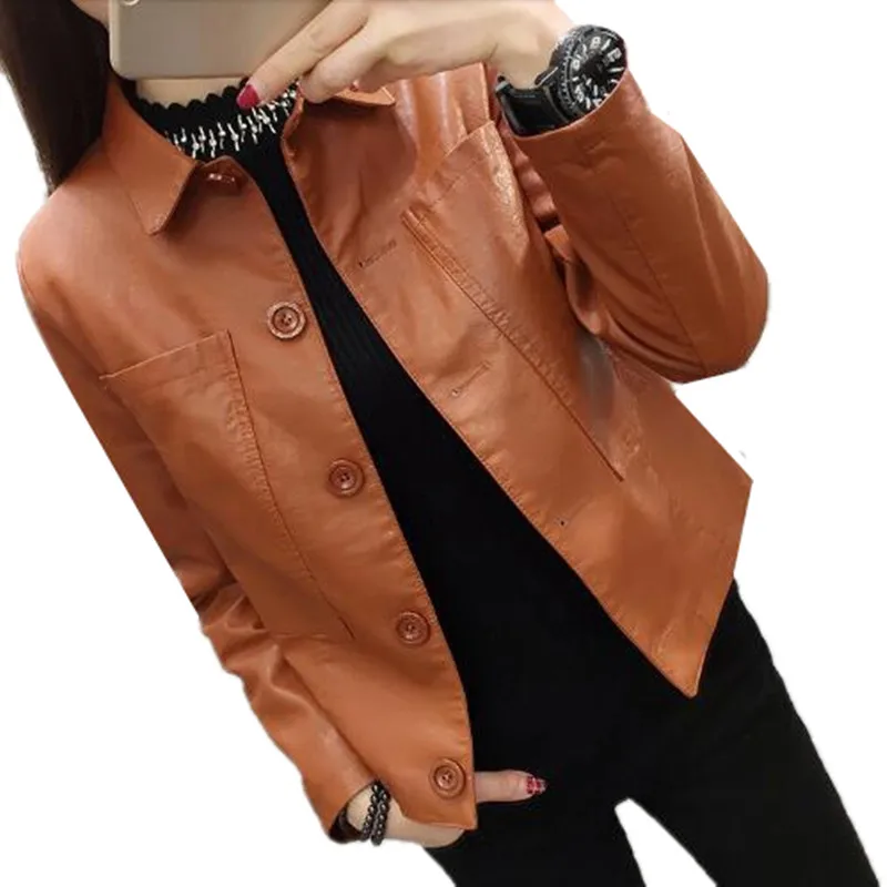 tnlnzhyn 2019 New Spring Autumn Women PU Coat Women Slim Turn Down Collar Leather Coat Fashion Short Leather Jacket Y1159
tnlnzhyn 2019 New Spring Autumn Women PU Coat Women Slim Turn Down Collar Leather Coat Fashion Short Leather Jacket Y1159