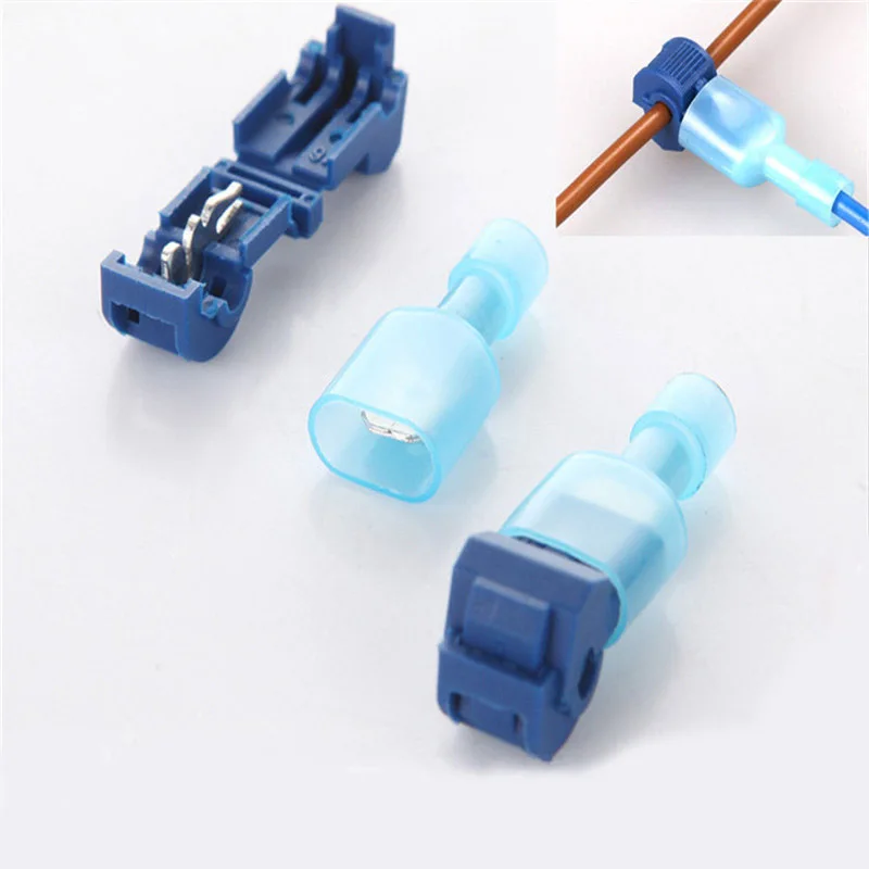 NEW 10pcs T Quick Splice Crimp Terminal Wire Convenient Connector Scotch Lock Quick Splice Electrical Car Audio 22-10AWG
NEW 10pcs T Quick Splice Crimp Terminal Wire Convenient Connector Scotch Lock Quick Splice Electrical Car Audio 22-10AWG