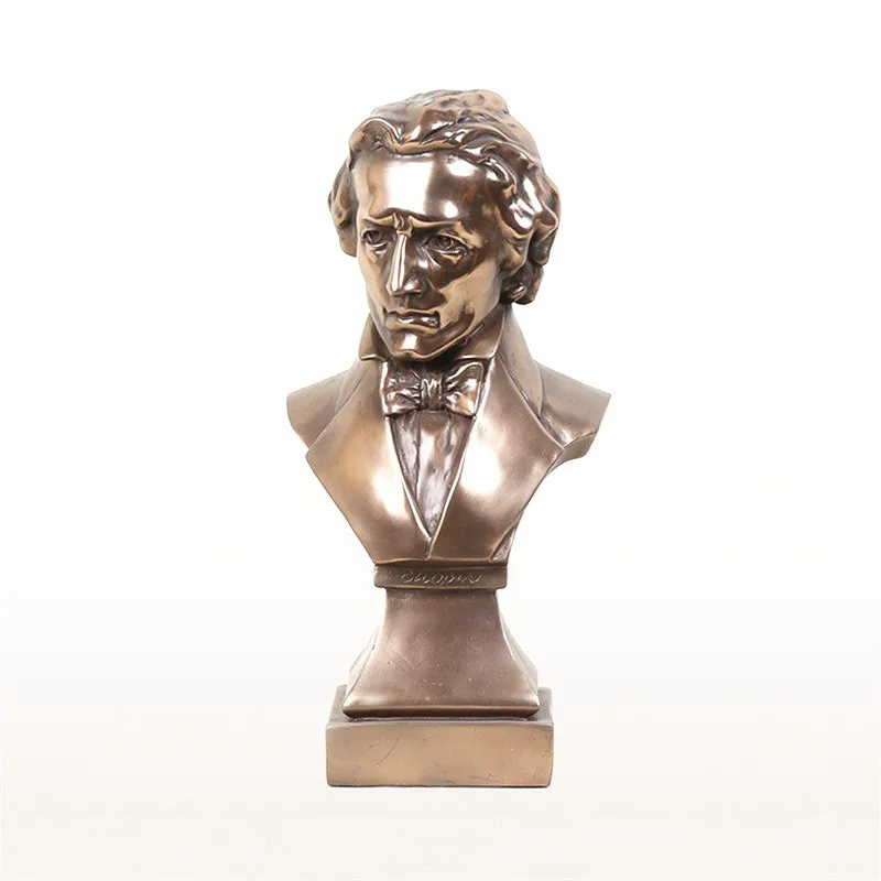 Musician Pianist Imitation Fryderyk Franciszek Chopin Cuprum Head Portraits European Style Model Home Decorations G1310
Musician Pianist Imitation Fryderyk Franciszek Chopin Cuprum Head Portraits European Style Model Home Decorations G1310