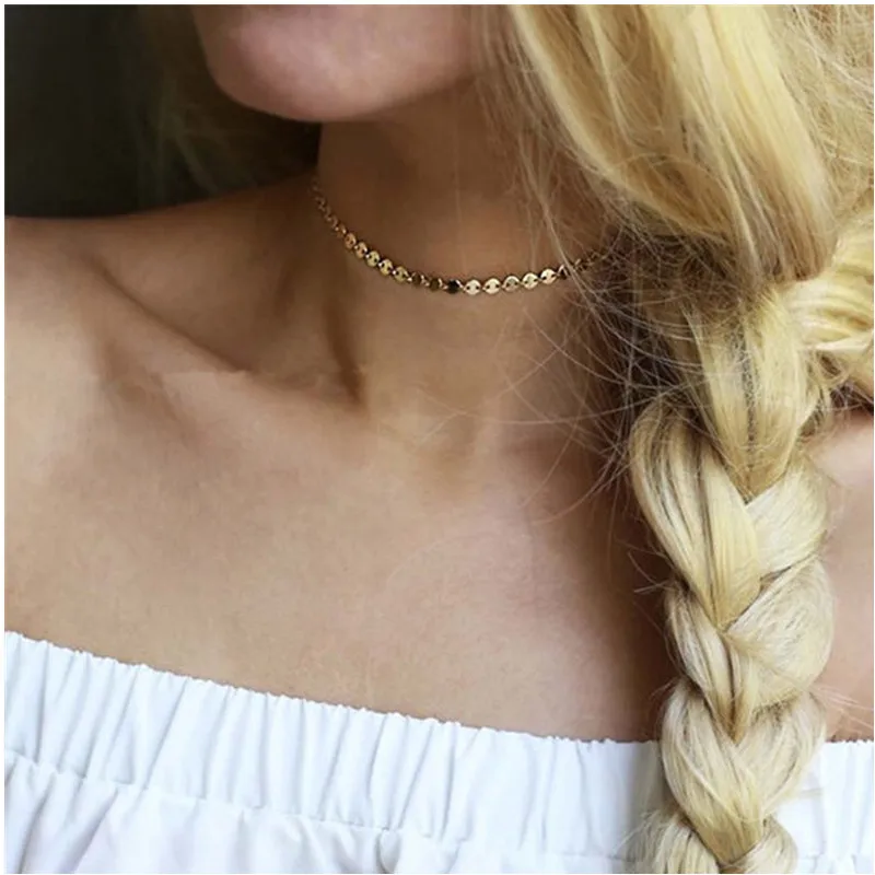 Manual chain Statement Choker Necklace // Bohemian Coin Disc Choker Necklace x284
Manual chain Statement Choker Necklace // Bohemian Coin Disc Choker Necklace x284