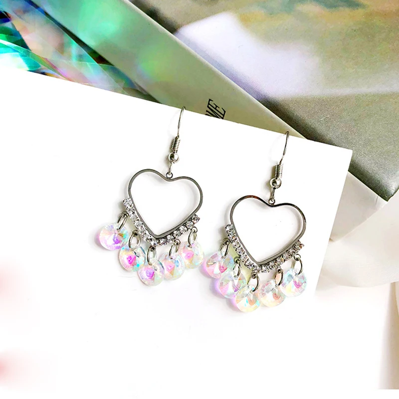 SUKI Brincos 2018 Boho Vintage Drop Dangle Tassel Earrings For Women Heart Bohemian Crystal Pendant Long Earrrings Jewelry
SUKI Brincos 2018 Boho Vintage Drop Dangle Tassel Earrings For Women Heart Bohemian Crystal Pendant Long Earrrings Jewelry
