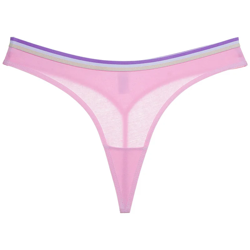 women's underwear sexy cotton sports wind breathable soft and comfortable striped wide waist low waist no trace ladies thong
women's underwear sexy cotton sports wind breathable soft and comfortable striped wide waist low waist no trace ladies thong
