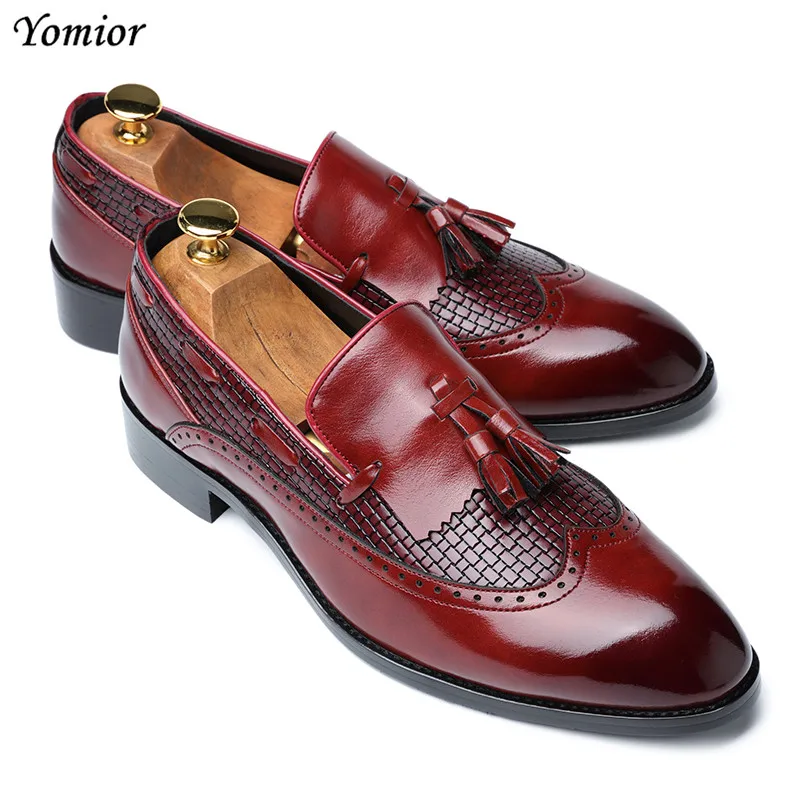 Yomior Fashion Tassel Men's Dress Shoes Formal Business Office Suit Loafers Summer Travel Leather Shoes Italian Vintage Wedding
Yomior Fashion Tassel Men's Dress Shoes Formal Business Office Suit Loafers Summer Travel Leather Shoes Italian Vintage Wedding