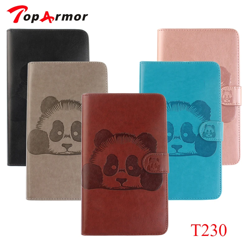 TopArmor Panda Pattern Wallet Flip Case for Samsung Galaxy Tab 4 7.0 T230 SM-T231 Smart Tablet Back Cover With Card Slot Coque
TopArmor Panda Pattern Wallet Flip Case for Samsung Galaxy Tab 4 7.0 T230 SM-T231 Smart Tablet Back Cover With Card Slot Coque