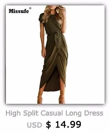 High Split Casual Long Dress