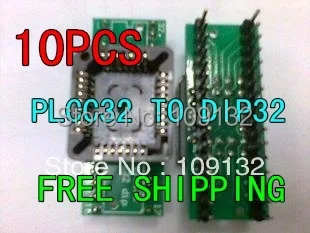 50pcs=$48 Wholesale 10pcs/lot PLCC32 to DIP32 programmer IC adapter socket freeshipping
50pcs=$48 Wholesale 10pcs/lot PLCC32 to DIP32 programmer IC adapter socket freeshipping