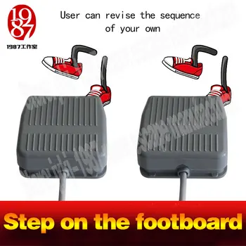 Reality Room Escape props Game props Adventure props lstep on the foot switch in sequence press the footboard to open the lock
Reality Room Escape props Game props Adventure props lstep on the foot switch in sequence press the footboard to open the lock