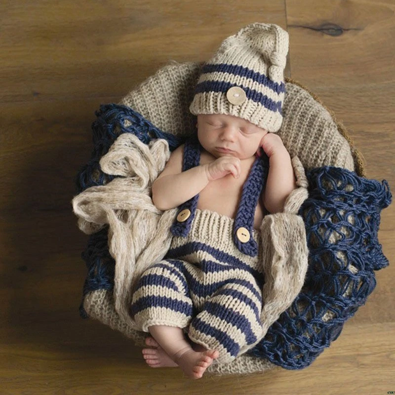 Newborn Baby infant Girls cute Boys Crochet Knit Costume Photo Photography Prop Pants with Hat Outfit clothes 0-3M Baby
Newborn Baby infant Girls cute Boys Crochet Knit Costume Photo Photography Prop Pants with Hat Outfit clothes 0-3M Baby